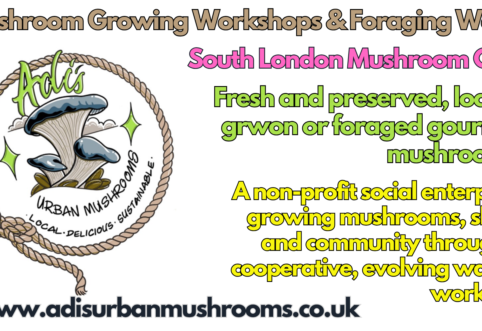 Shop Graphics — Adi's Urban Mushrooms