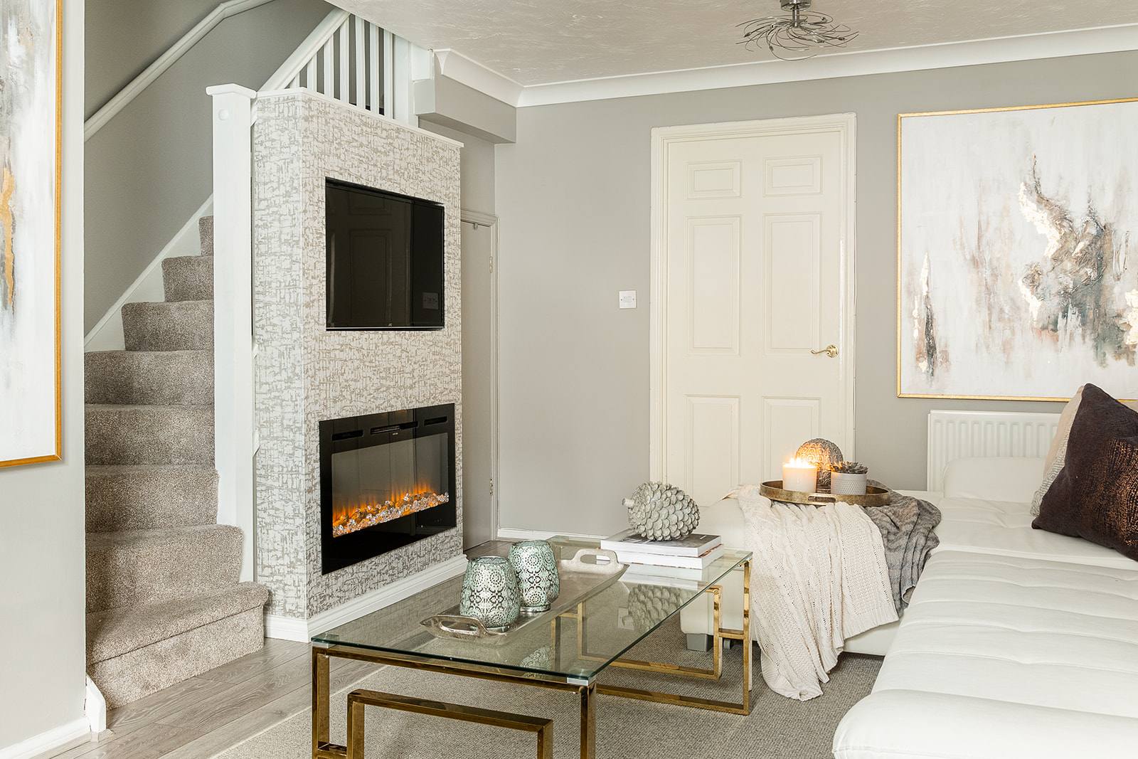 A completed residential interior design project by the studio