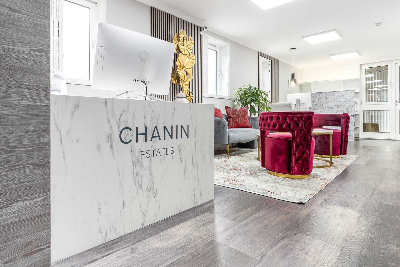 A completed commercial interior design project by the studio