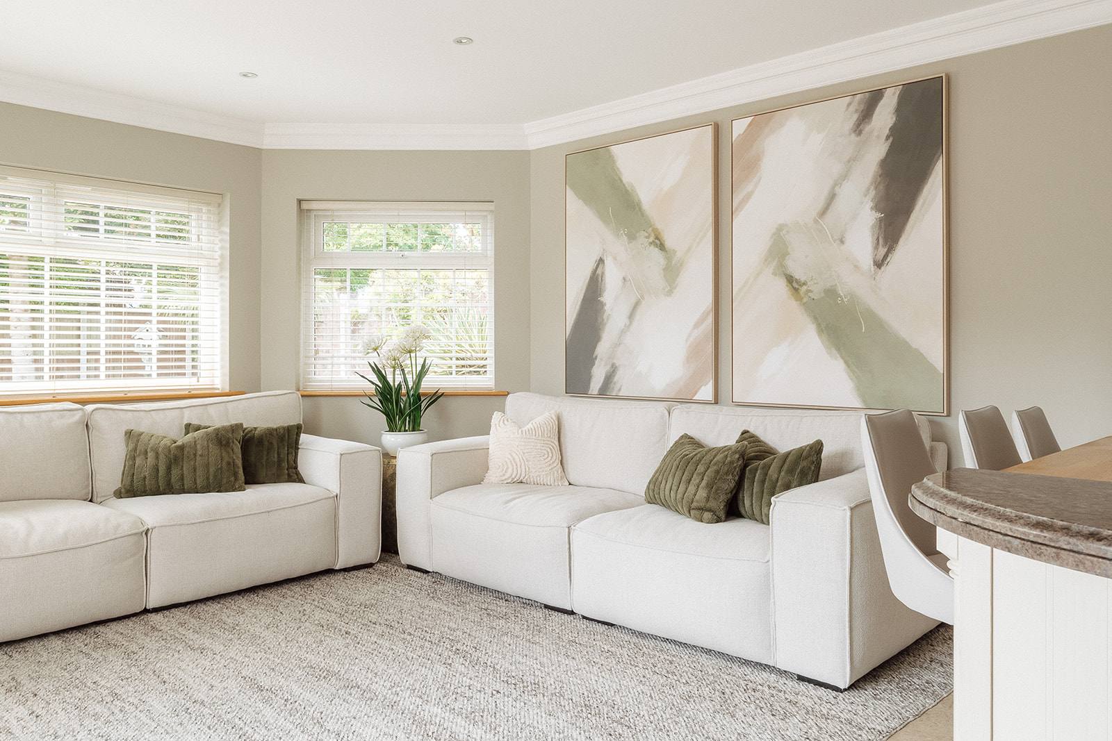 A completed residential interior design project by the studio